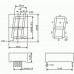 7-сегментный индикатор 10106BB 1" синий