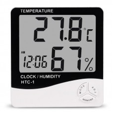 Термометр-гигрометр цифровой HTC-1 (метеостанция)