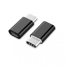 Переходник micro USB на USB Type-C черный