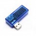 Тестер-индикатор USB зарядных устройств угловой синий