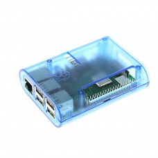 Прозрачный синий корпус для Raspberry Pi (B+, 2, 3)