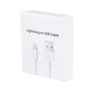 Lightning USB дата кабель 1м белый