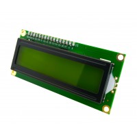Символьный дисплей 1602 + I2C конвертер (распаян) - зеленый