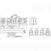 7-сегментный четырёхразрядный индикатор 2481BB 0.28" синий