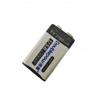 Аккумулятор 9В (6F22, Крона) Li-Ion 420 мАч, USB Type-C