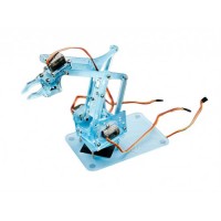 DIY набор робот-манипулятор MeArm (синий акрил)