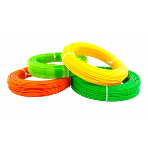 Набор PETG прутка 1.75мм флуоресцентный (желтый, оранжевый, зеленый, травяной)