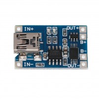 Модуль заряда аккумуляторов TP4056 (с защитой) mini USB