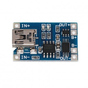 Модуль заряда аккумуляторов TP4056 (с защитой) mini USB