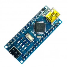 Контроллер Arduino Nano ATmega168, распаянный