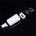 Micro USB штекер в белом разборном корпусе