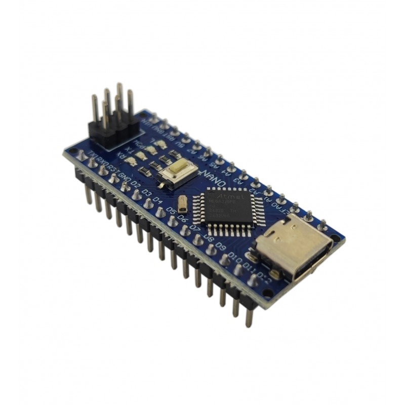 Контроллер Arduino Nano V3 type-C распаянный / Купить в RoboShop