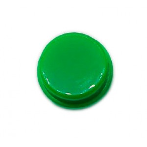 Колпачок для тактовой кнопки 12х12, зеленый