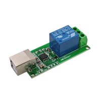 Модуль одноканального электромеханического USB реле 5В