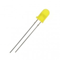 Светодиод желтый (желтая линза) 3мм, 350мкд, 590нм
