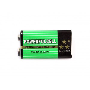 Батарейка Крона Powerfulcell 1604D 6F22 9В