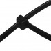 Хомут-стяжка кабельная нейлоновая REXANT 300 x4,8мм, черная, упаковка 100 шт.