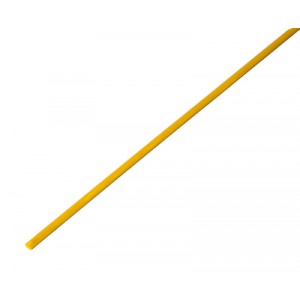 Термоусаживаемая трубка REXANT 2,0/1,0 мм, желтая, упаковка 50 шт. по 1 м