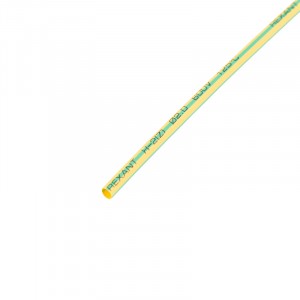 Термоусаживаемая трубка REXANT 2,0/1,0 мм, желто-зеленая, упаковка 50 шт. по 1 м