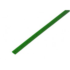 Термоусаживаемая трубка REXANT 7,0/3,5 мм, зеленая, упаковка 50 шт. по 1 м