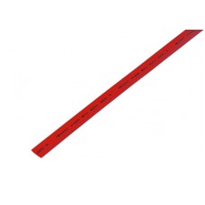 Термоусаживаемая трубка REXANT 8,0/4,0 мм, красная, упаковка 50 шт. по 1 м