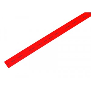 Термоусаживаемая трубка REXANT 10,0/5,0 мм, красная, упаковка 50 шт. по 1 м