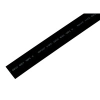 Термоусаживаемая трубка REXANT 20,0/10,0 мм, черный, 1 м