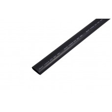 Термоусаживаемая трубка клеевая REXANT 24,0/8,0 мм, черная, упаковка 20 шт. по 1 м