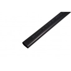 Термоусаживаемая трубка клеевая REXANT 33,0/8,0 мм, (3-4:1), черная, упаковка 4 шт. по 1 м