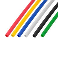 Термоусаживаемые трубки REXANT 3,0/1,5 мм, набор пять цветов, упаковка 50 шт. по 1 м