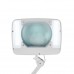 Лупа на струбцине REXANT, квадратная, 5D, с подсветкой 60 SMD LED, сенсорный регулятор яркости, белая
