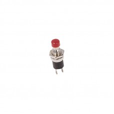Выключатель-кнопка  металл 220V 2А (2с) (ON)-OFF  Ø7.2  красная  Micro  REXANT