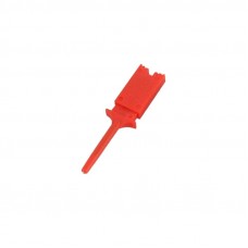 Щуп-зажим пружинный цанговый для захвата, 50мм красный
